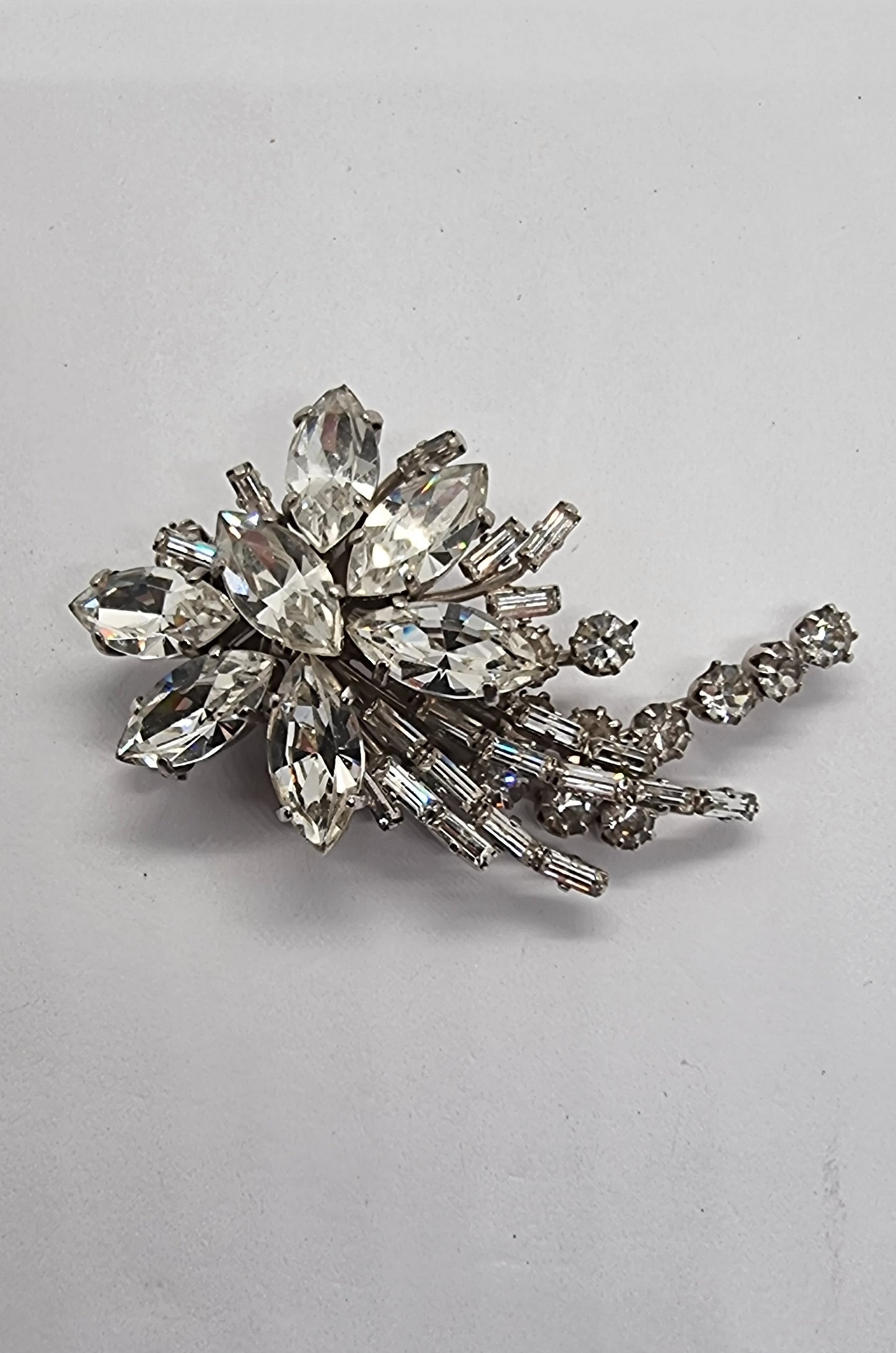 1950s Flower Spray Brooch