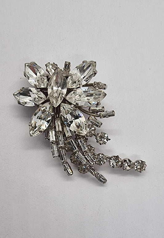 1950s Flower Spray Brooch